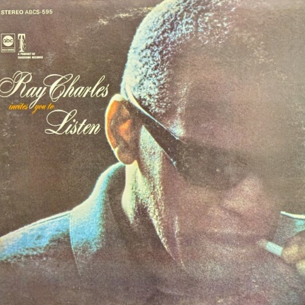 Ray Charles "Listen", MONO 1967 ABC-Paramount, Vintage VTG vinyl record album LP